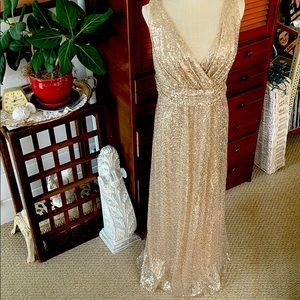 Sequin formal, cocktail, prom, bridesmaid dress.